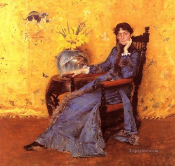 ミス・ドーラ・ウィーラー・ウィリアム・メリット・チェイスの肖像 Oil Paintings